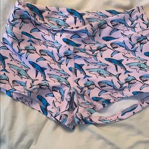 Rokfit pink shark spandex, size small